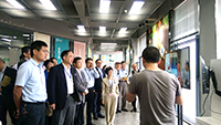 Prof. Fanny Cheung, Pro-Vice-Chancellor of CUHK, visits local enterprises with other delegates